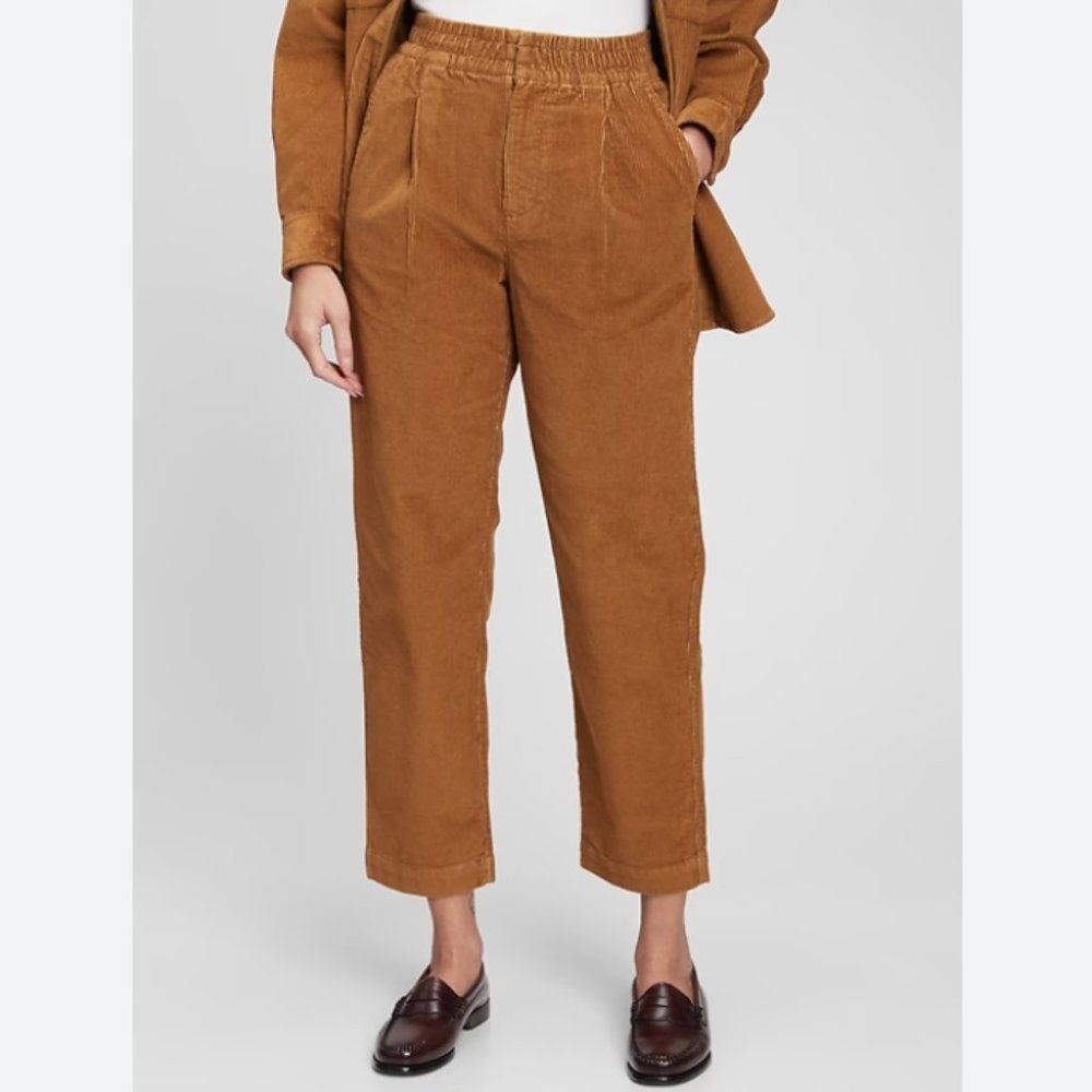 GAP High Rise Corduroy Joggers
